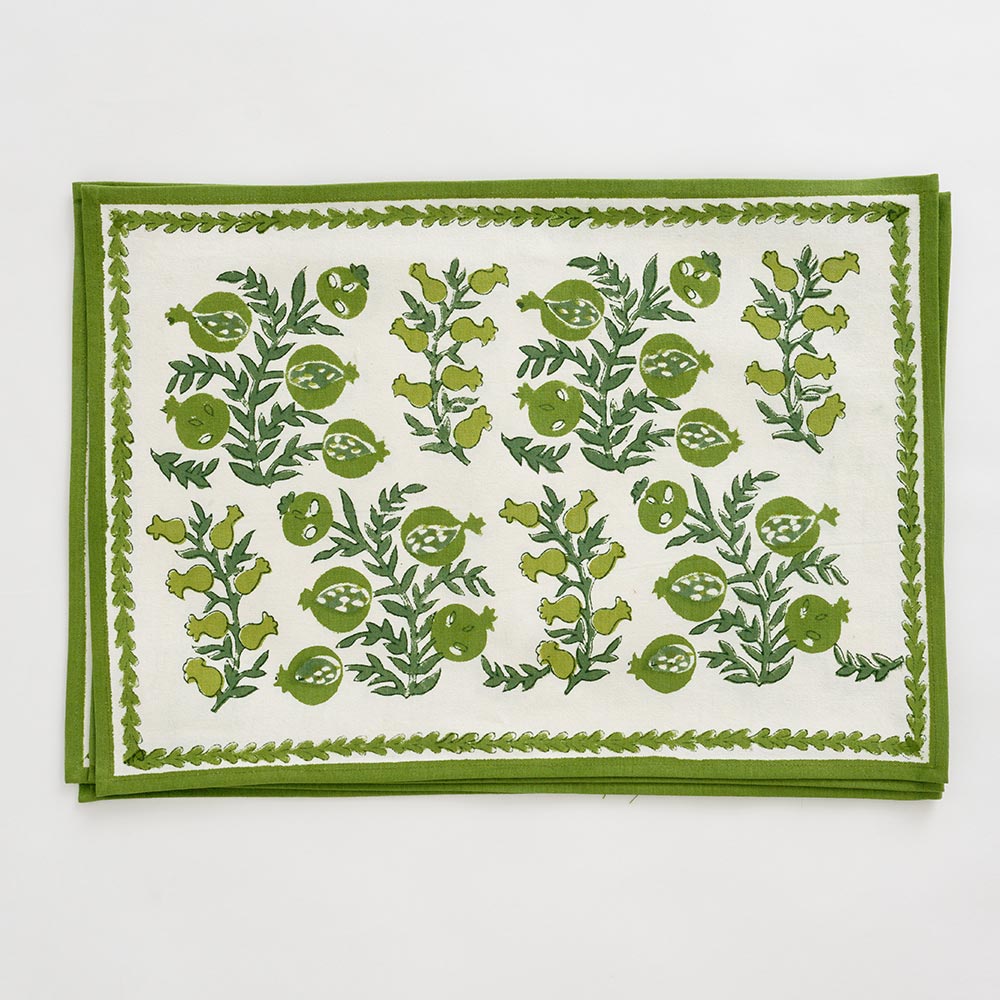 Pom Bells Green Tea Towels