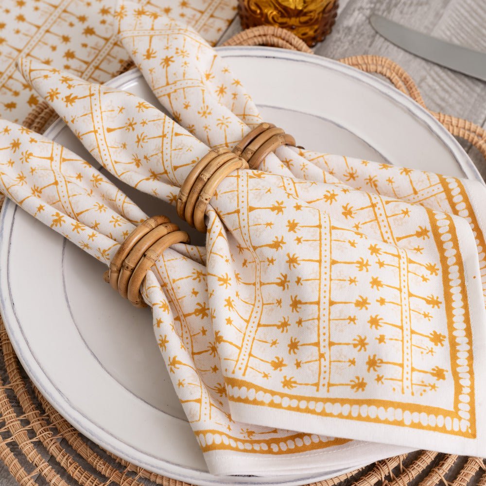 India Hicks Home Fly Linen Napkin | Set of 4-India Hicks Home