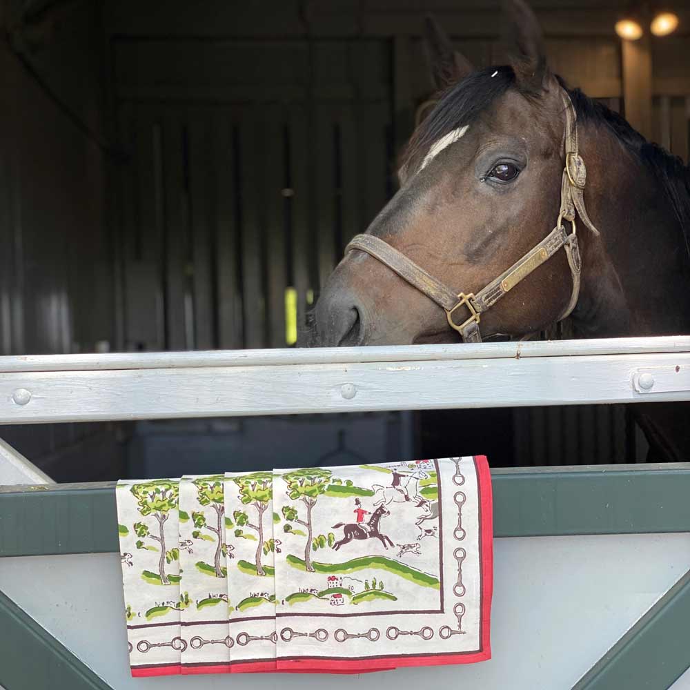 The Hunt Scene Tea Towel Set – Stylish Equestrian