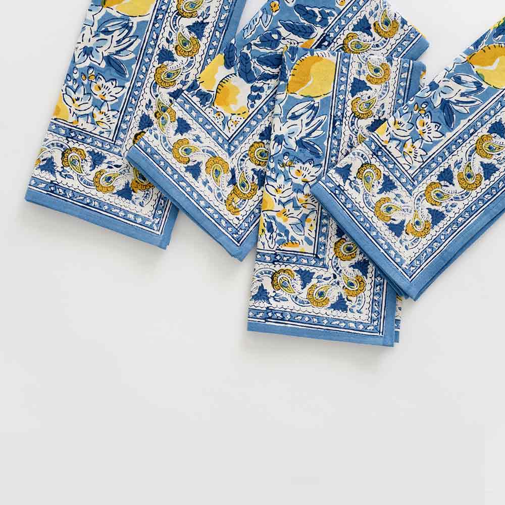 Lemon Grove Oven Mitt Set