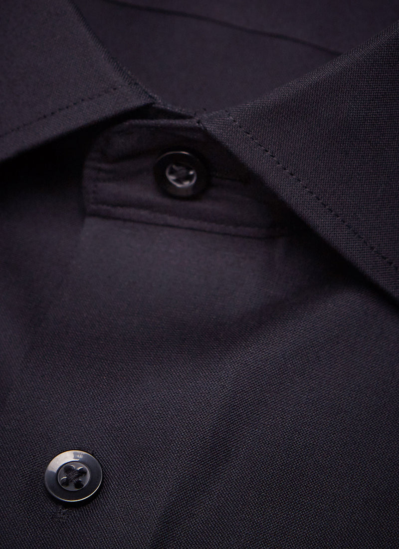 The Perfect White Shirt® in Black-Maxwell – Lorenzo Uomo