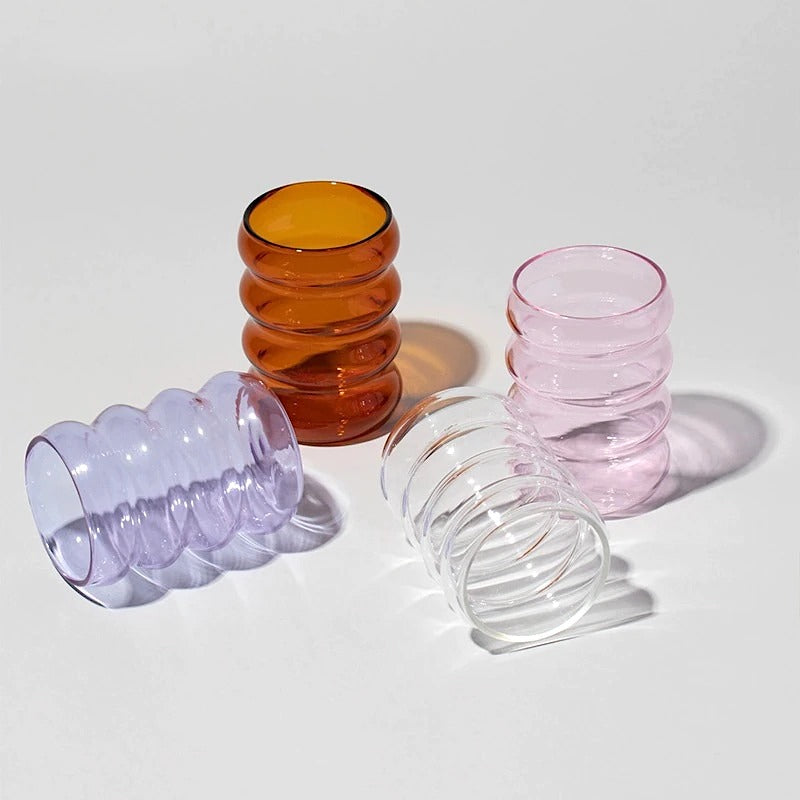 Colorful Bubble Glass Cups – Nordic Peace