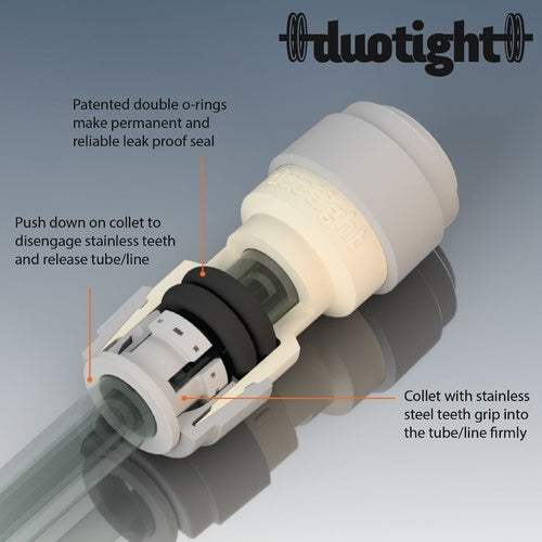 Duotight Push In Fitting 6 5 Mm 1 4 In X 9 5 Mm 3 8 In Reducer Keg Factory