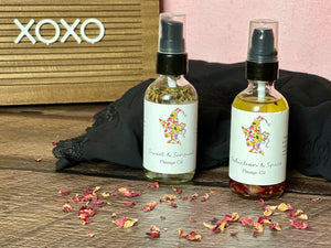 Sweet & Spicy Massage Oil Set - Witchy Woman Herbal Co