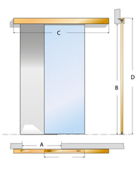 Esquema de hueco de puerta para Kit AppliSystem