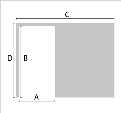 Esquema hueco de puerta para casoneto orchidea Free