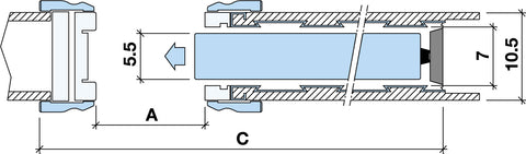 Espesor pared 10.5 cm