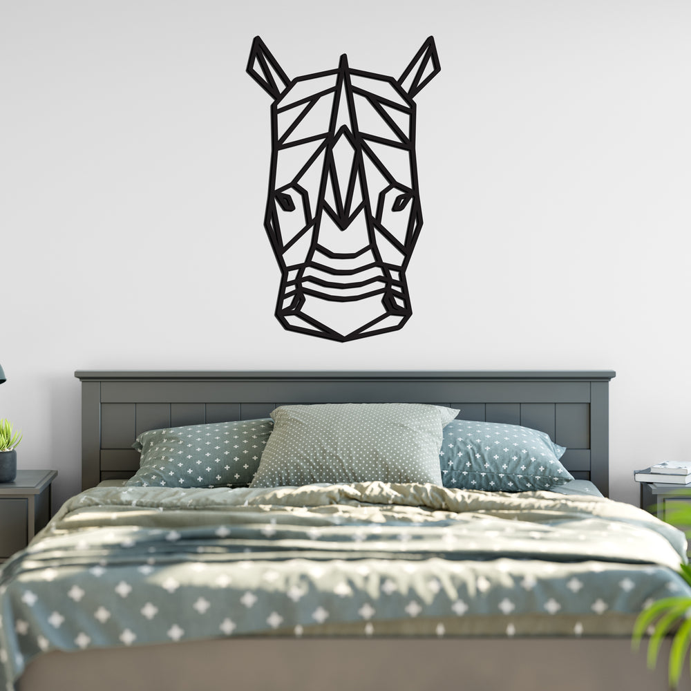 geometric animal head