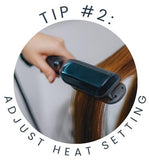 Adjust Heat Settings to Avoid Heat Damage