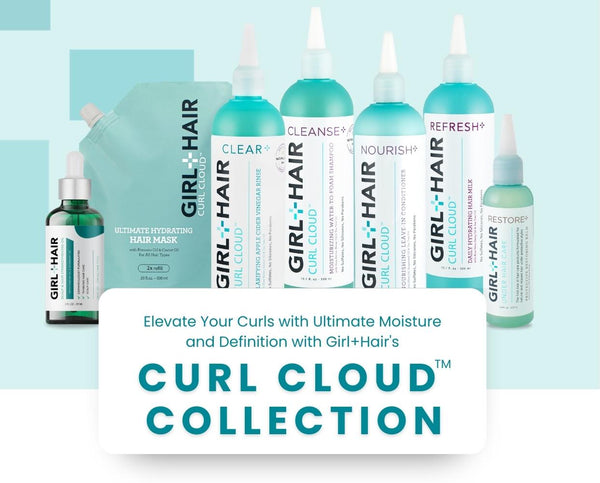 Girl+Hair Curl Cloud Collection