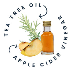 Tea Tree Oil and Apple Cider Vinegar helps with dandruff