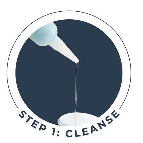 Step 1: cleanse