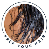 Prep your hair before hair oiling