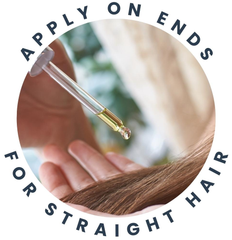 Apply Pumpkin Seed Oil on the ends of straight hair