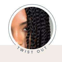 Twist Out curly hairstyle