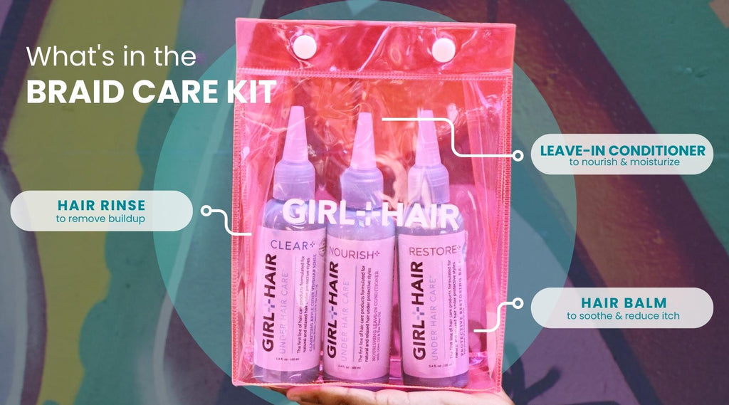 Girl+Hair Under Hair Care Ultimate Braid Care Kit