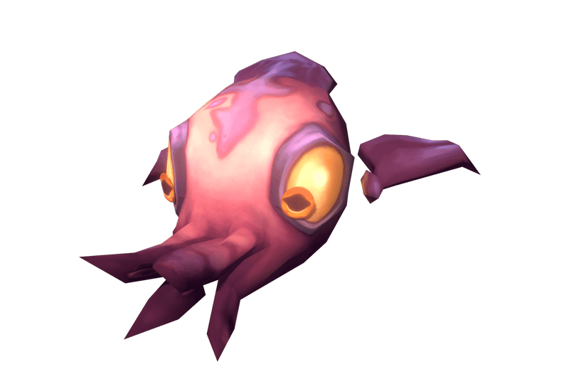 Cute Micro Squid Dave 3D Characters