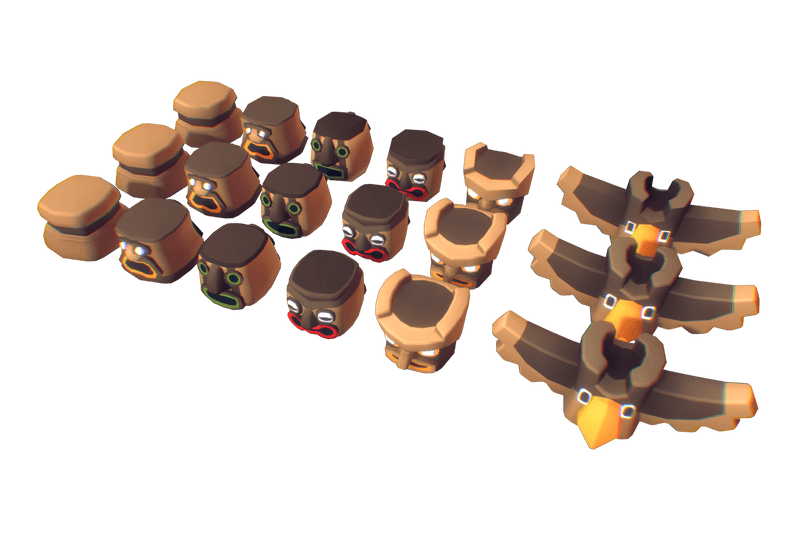 Cube World Totem - Proto Series
