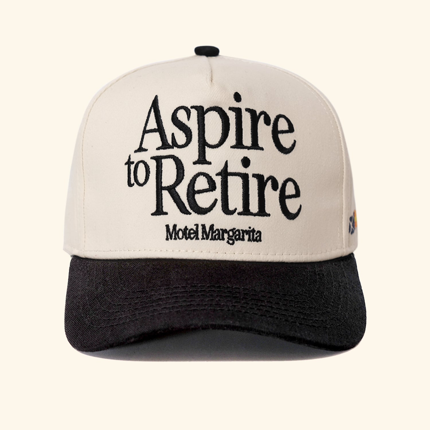 Aspire Regatta Hat - Bone/Black - Motel Margarita product image