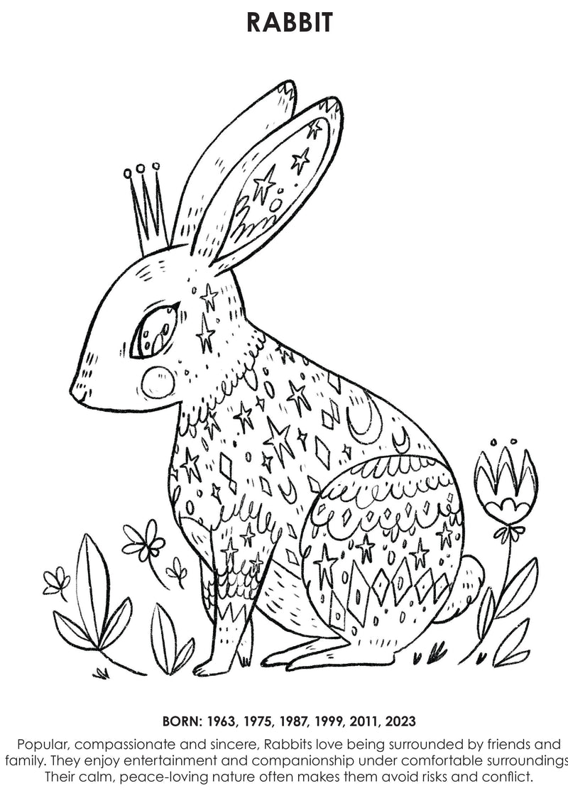 Download 12little Downloadable Animal Coloring Book Rabbit Twelvelittle