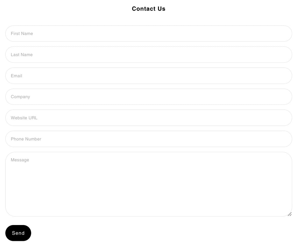 contact form example