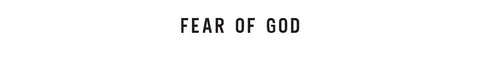Fear of God logo b&w