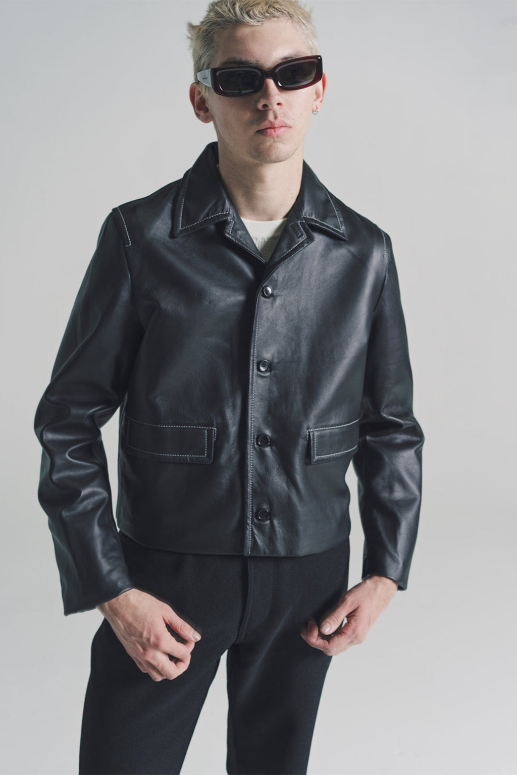 SECOND/LAYER | MAD DOG LEATHER JACKET