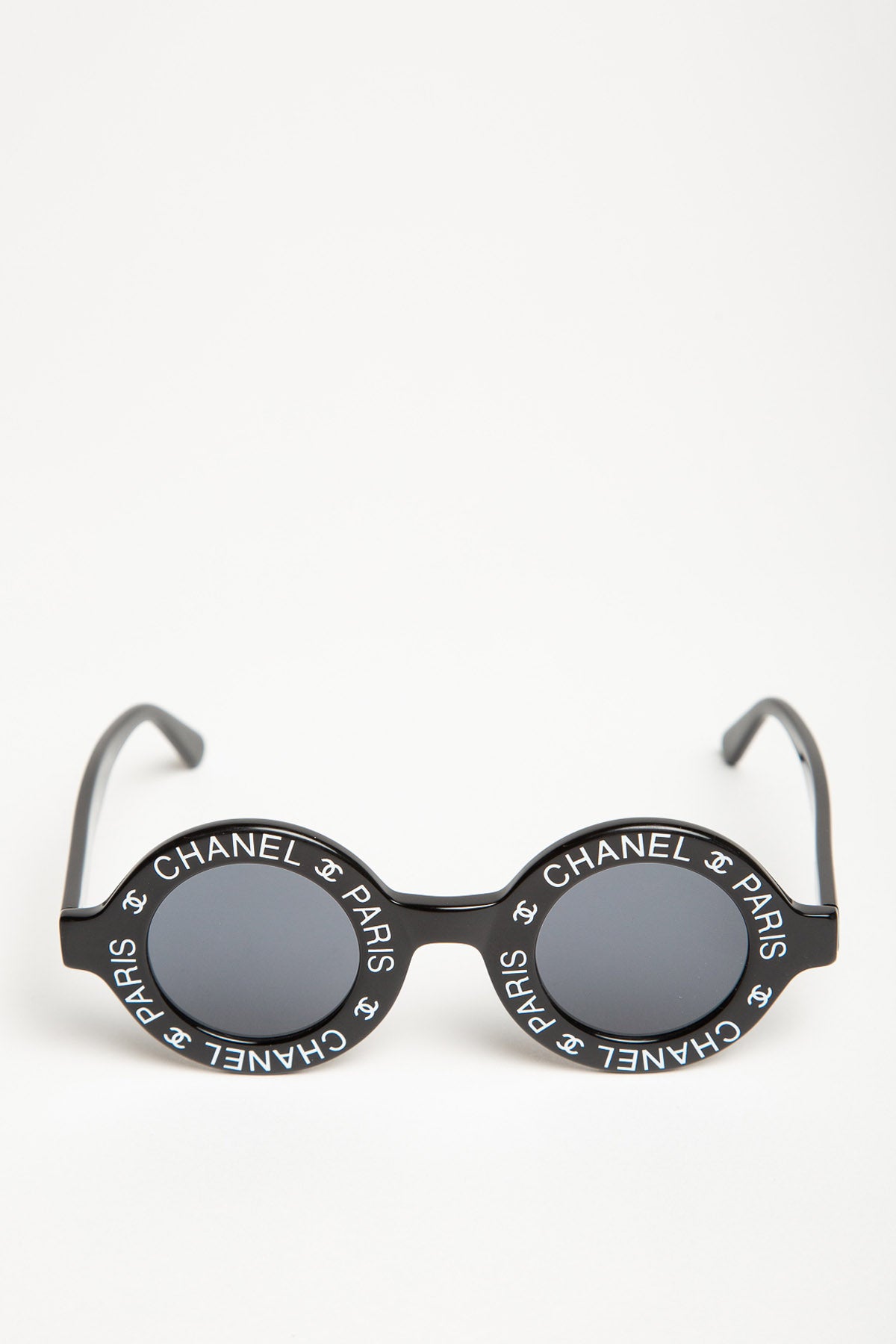 The Vintage Trap Pre-loved 90s Chanel Fl99 Round-frame Acetate