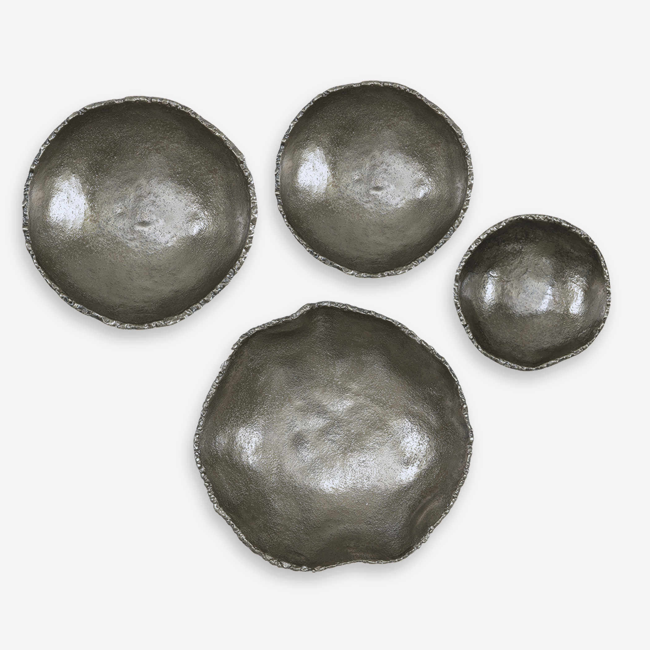 Image of Lucky Coins Wall Decor, Nickel, Set of 4