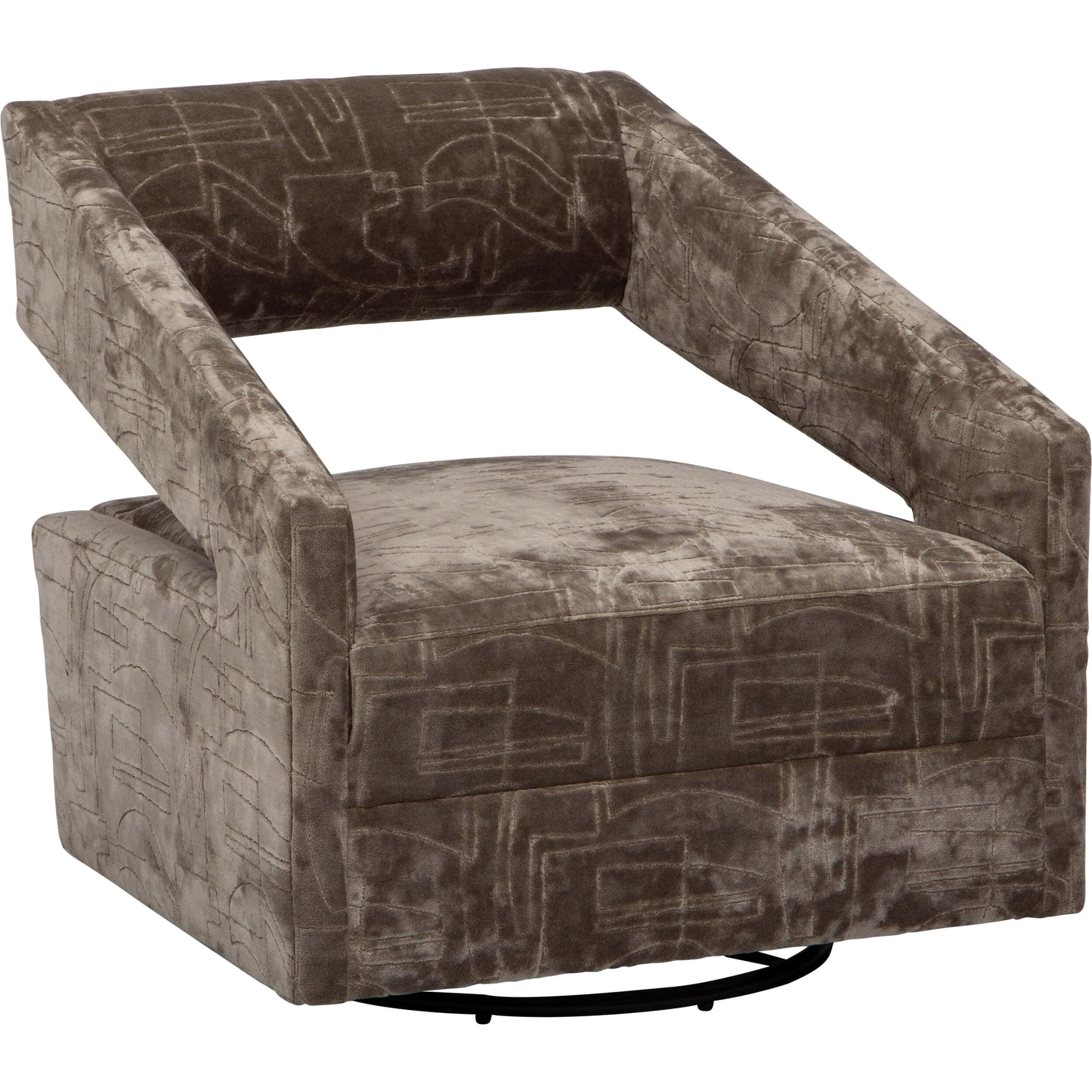 Image of Decker Swivel Chair, Atlanta Haze