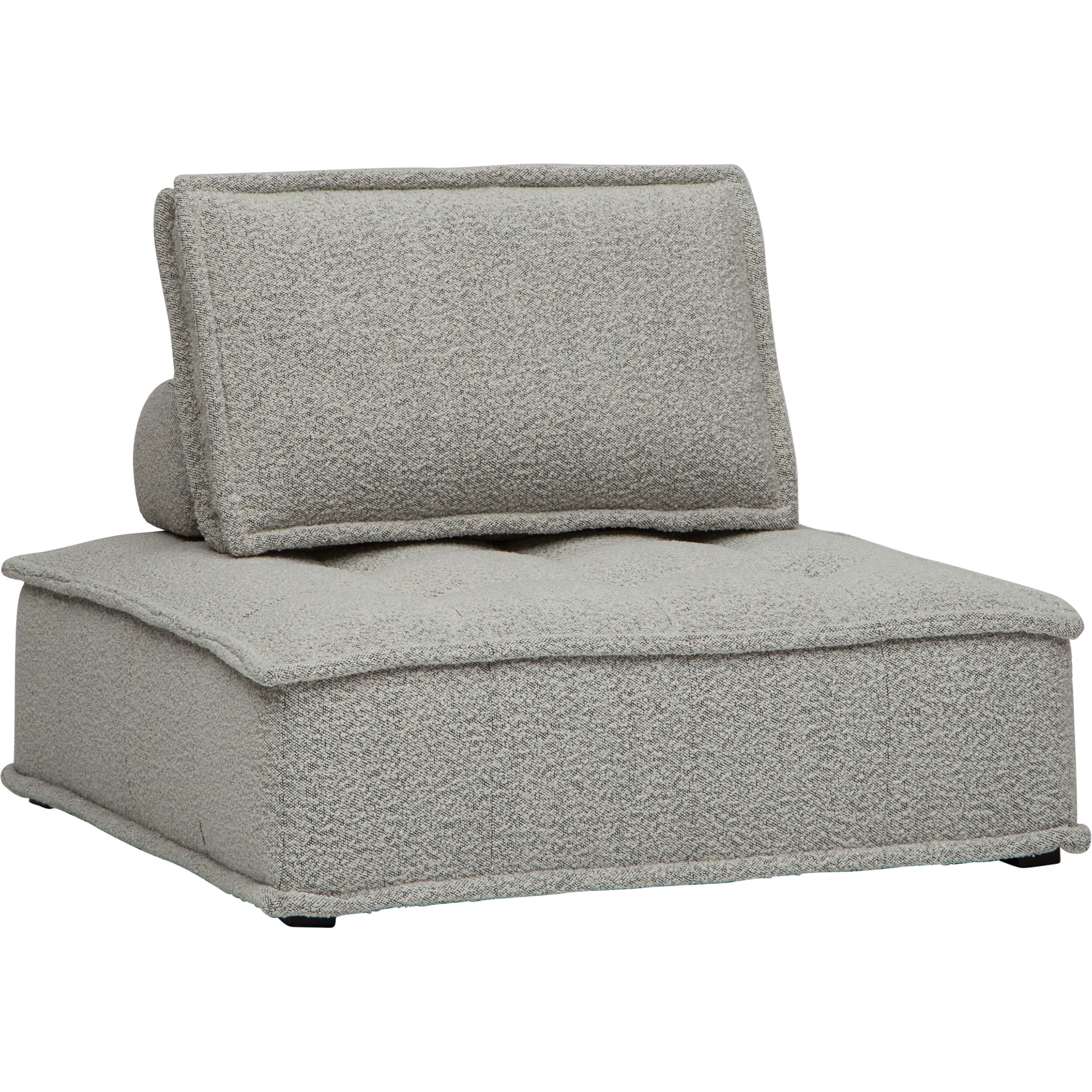 Image of Element II Club Chair, Silver Boucle