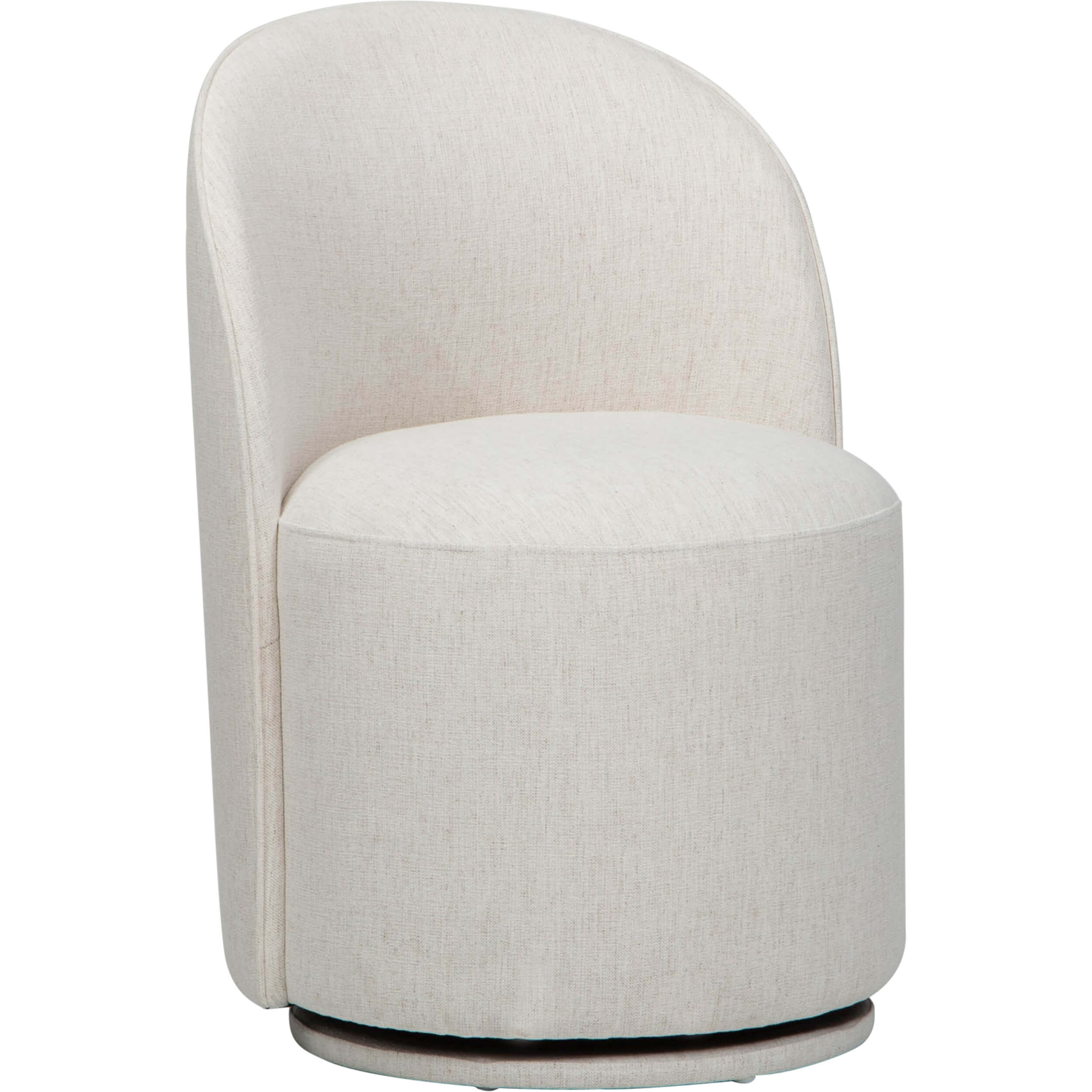 Image of Rory Swivel Dining Chair, Nomad Snow, Set of 2