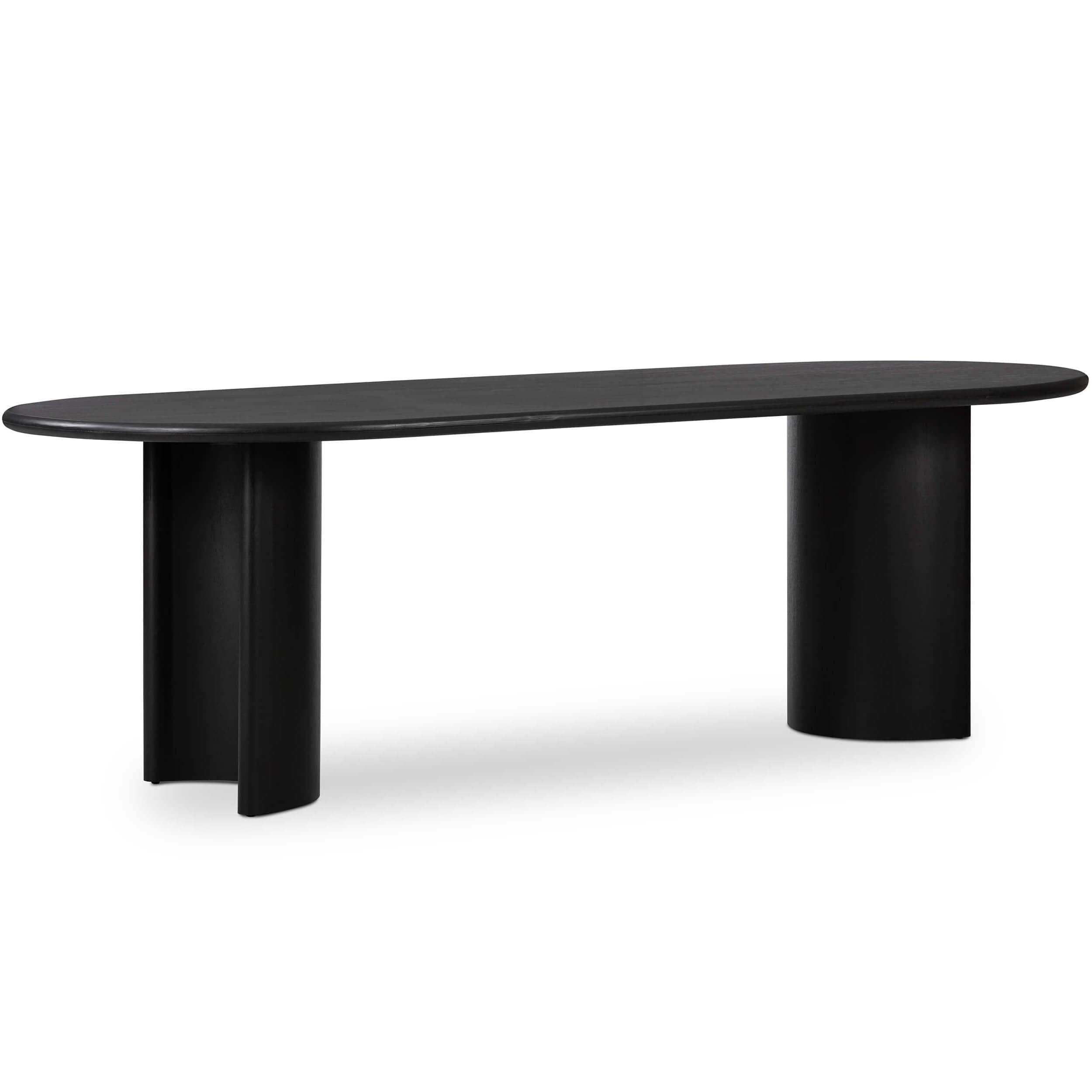 Image of Paden Dining Table, Aged Black