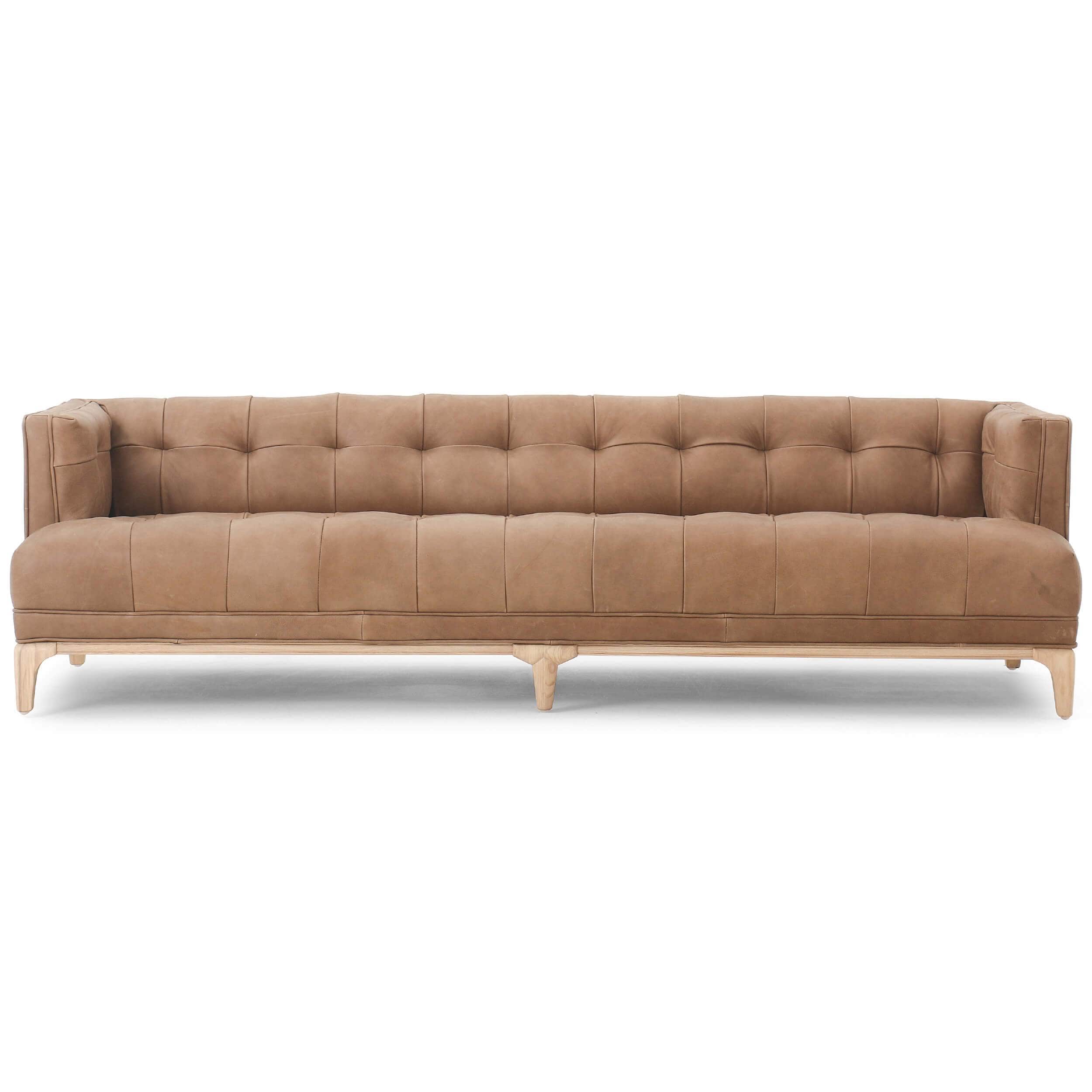 Image of Dylan Leather Sofa, Palermo Drift