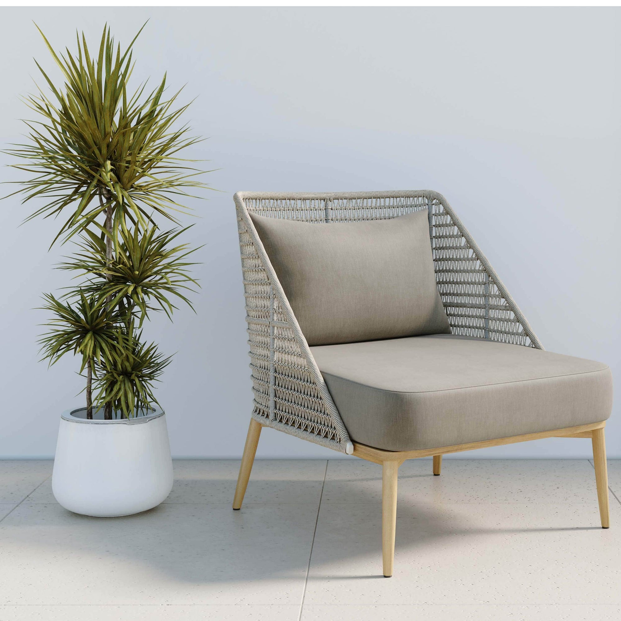 Andria Chair, Taupe High Fashion Home