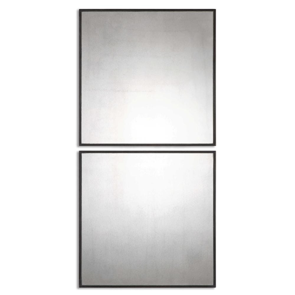 Matty Mirrored Squares, Set of Two