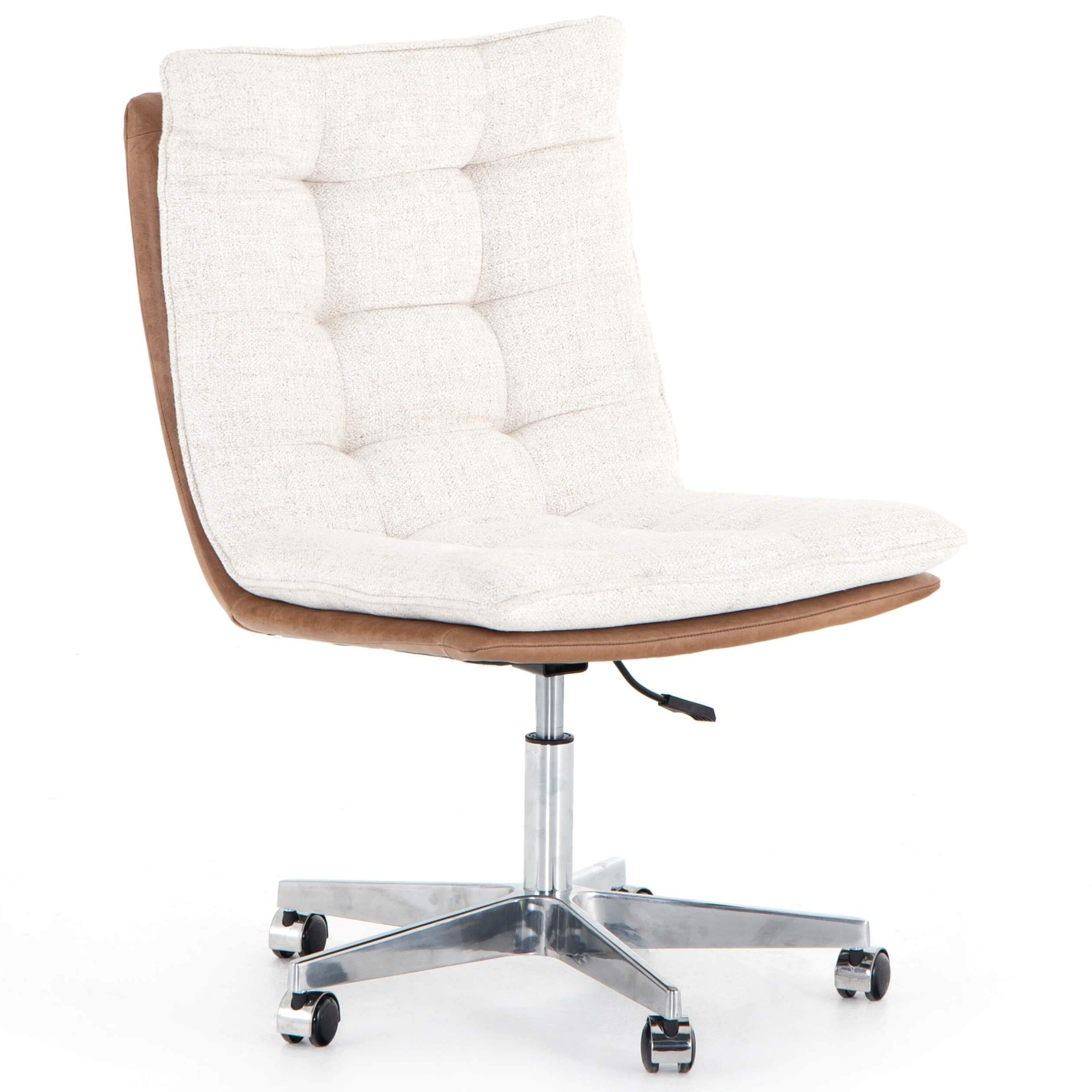 Image of Quinn Leather-Back Desk Chair, Dover Crescent