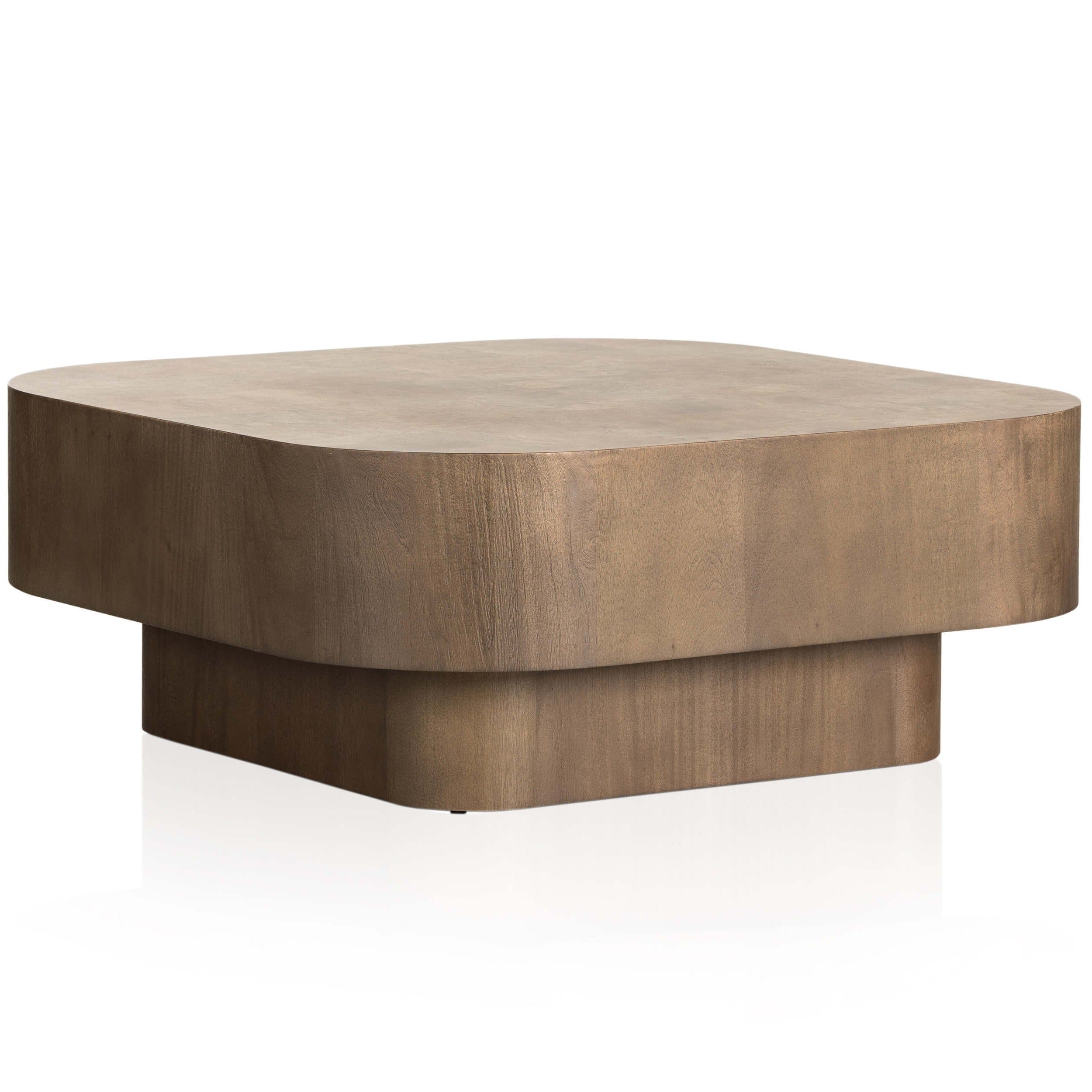 Image of Blanco Coffee Table, Warm Umber Burl