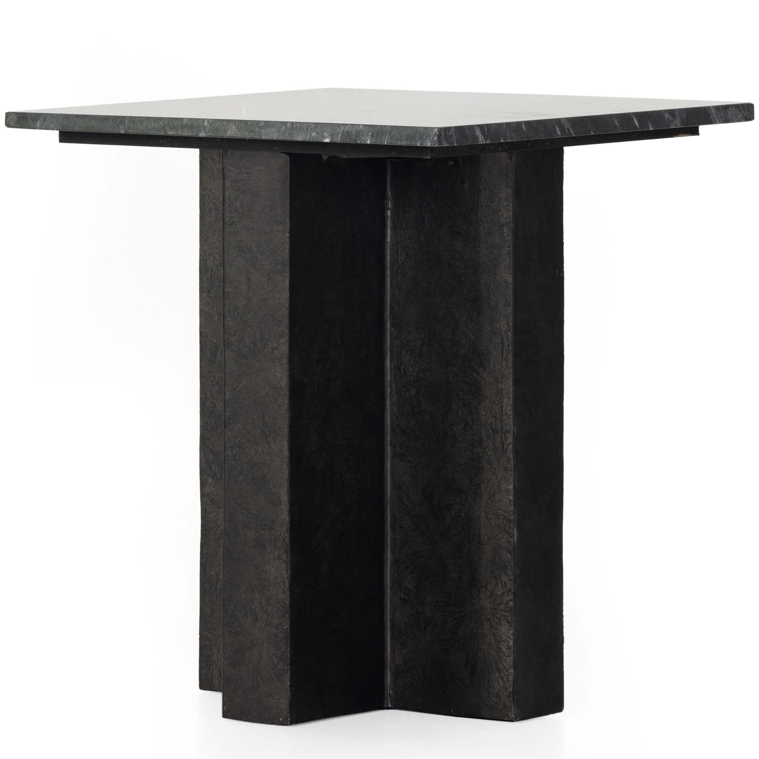 Image of Terrell End Table, Black Marble