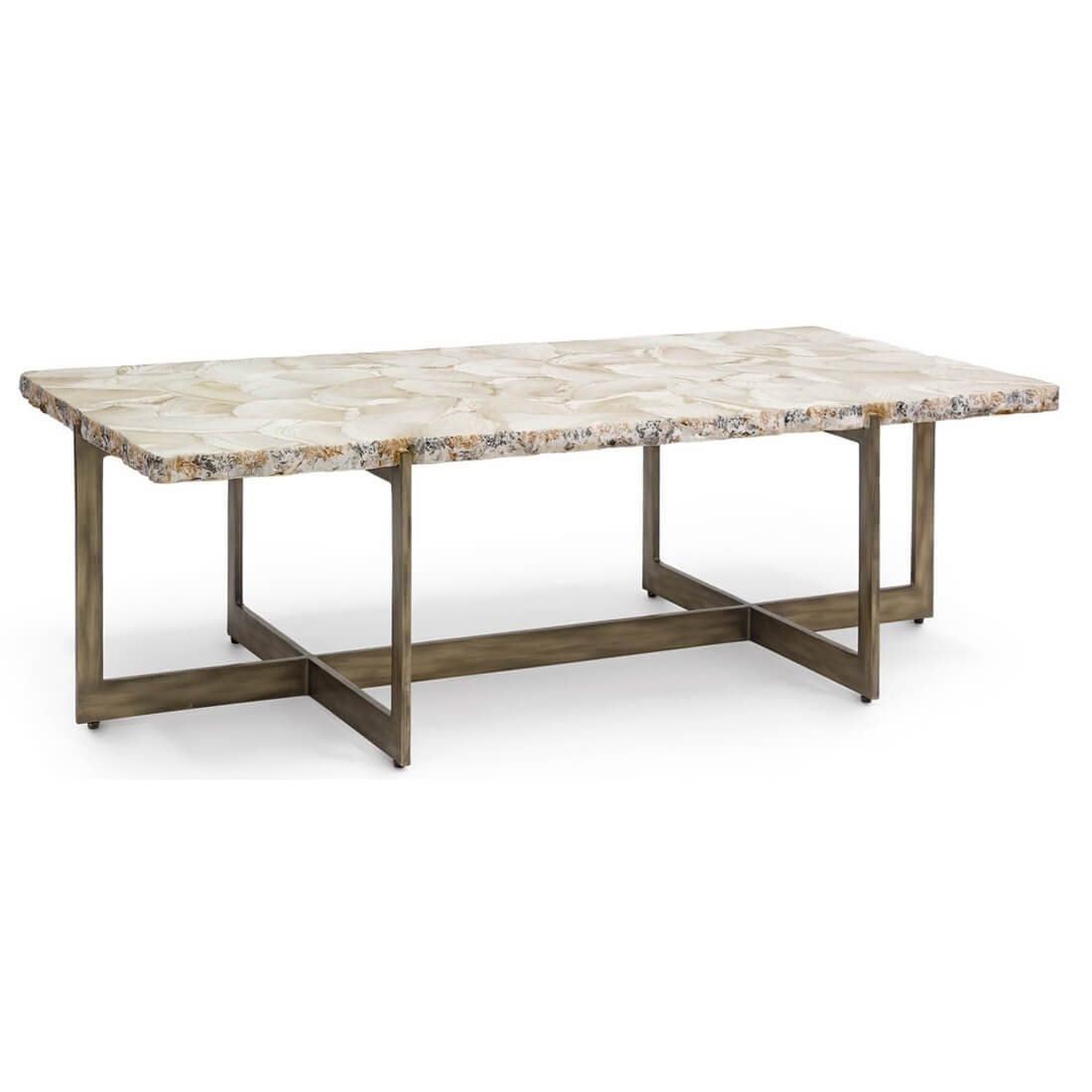 Durham Fossilized Clam Coffee Table High Fashion Home