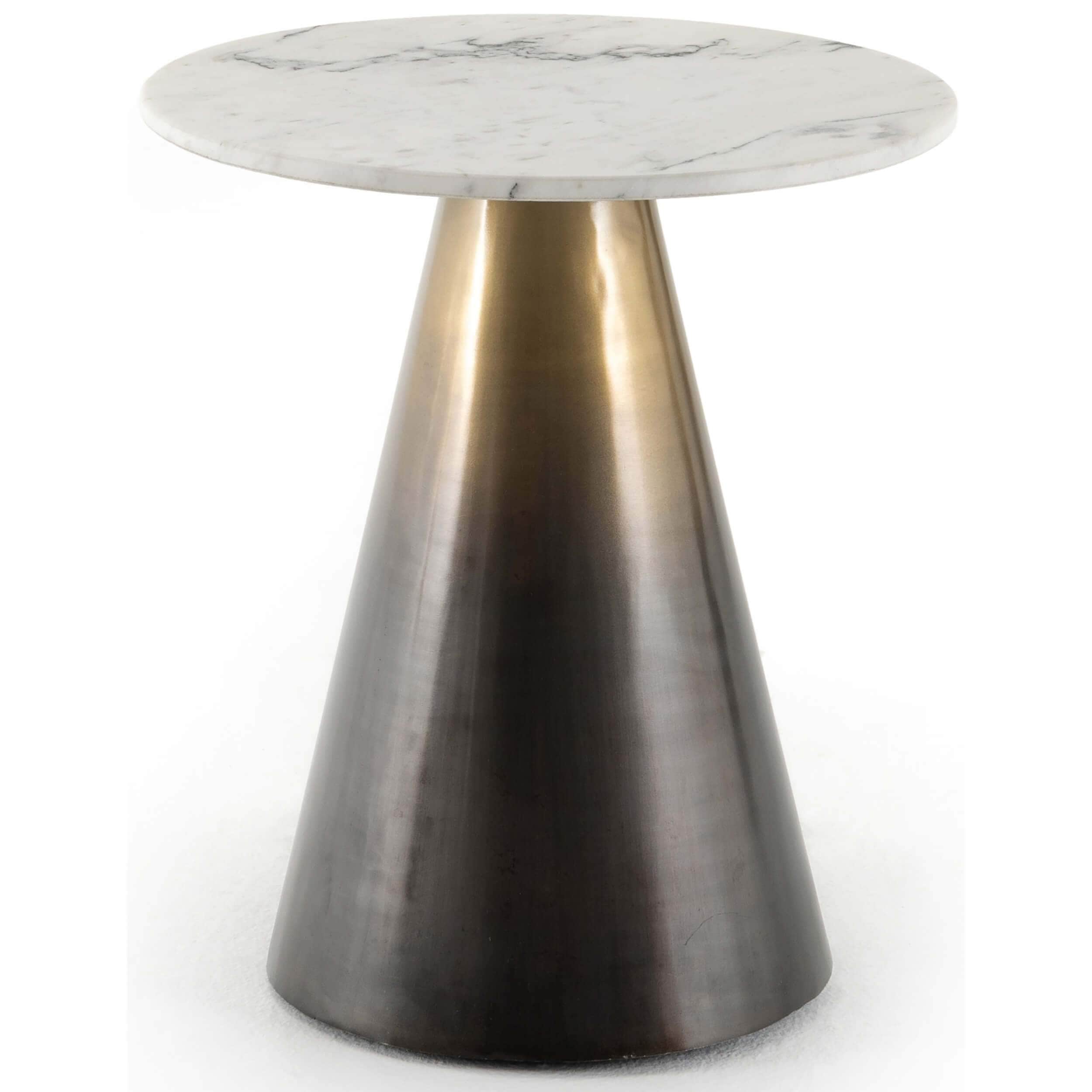 Image of Armon End Table, Ombre Antique Brass