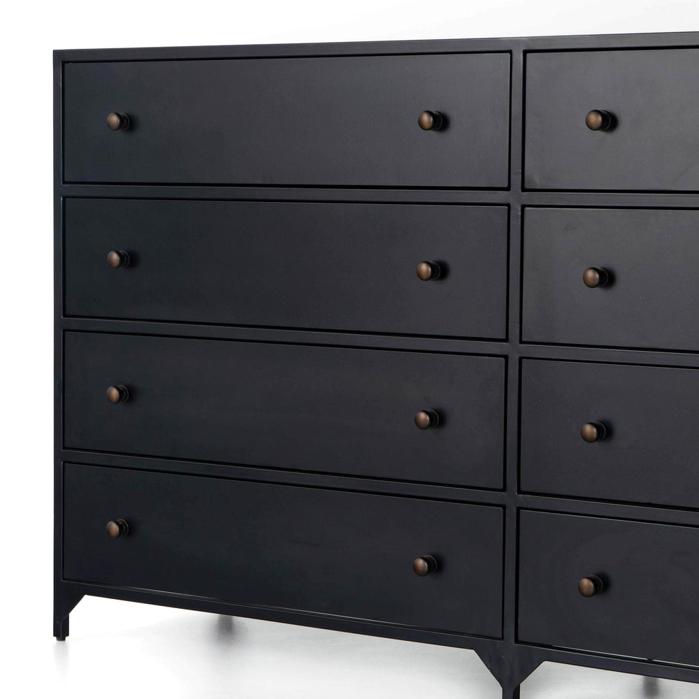 Belmont 8 Drawer Dresser, Black High Fashion Home