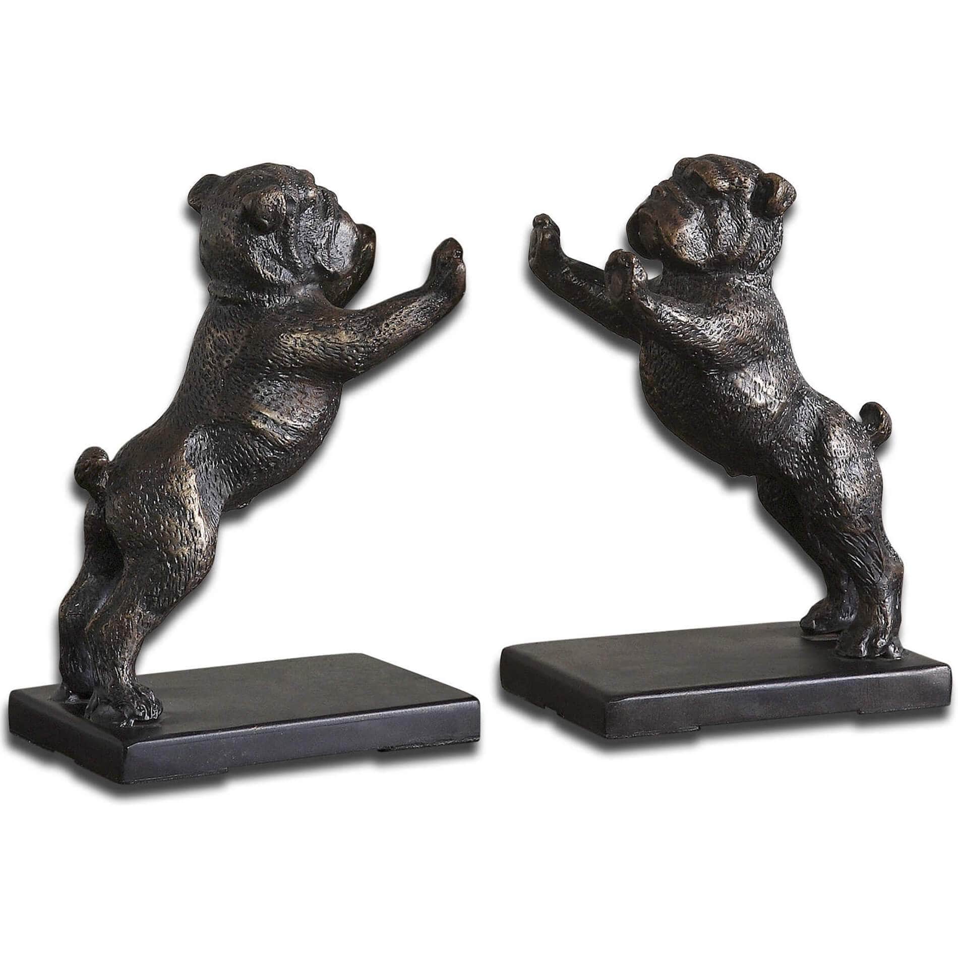Image of Bulldogs Bookends, Set of 2