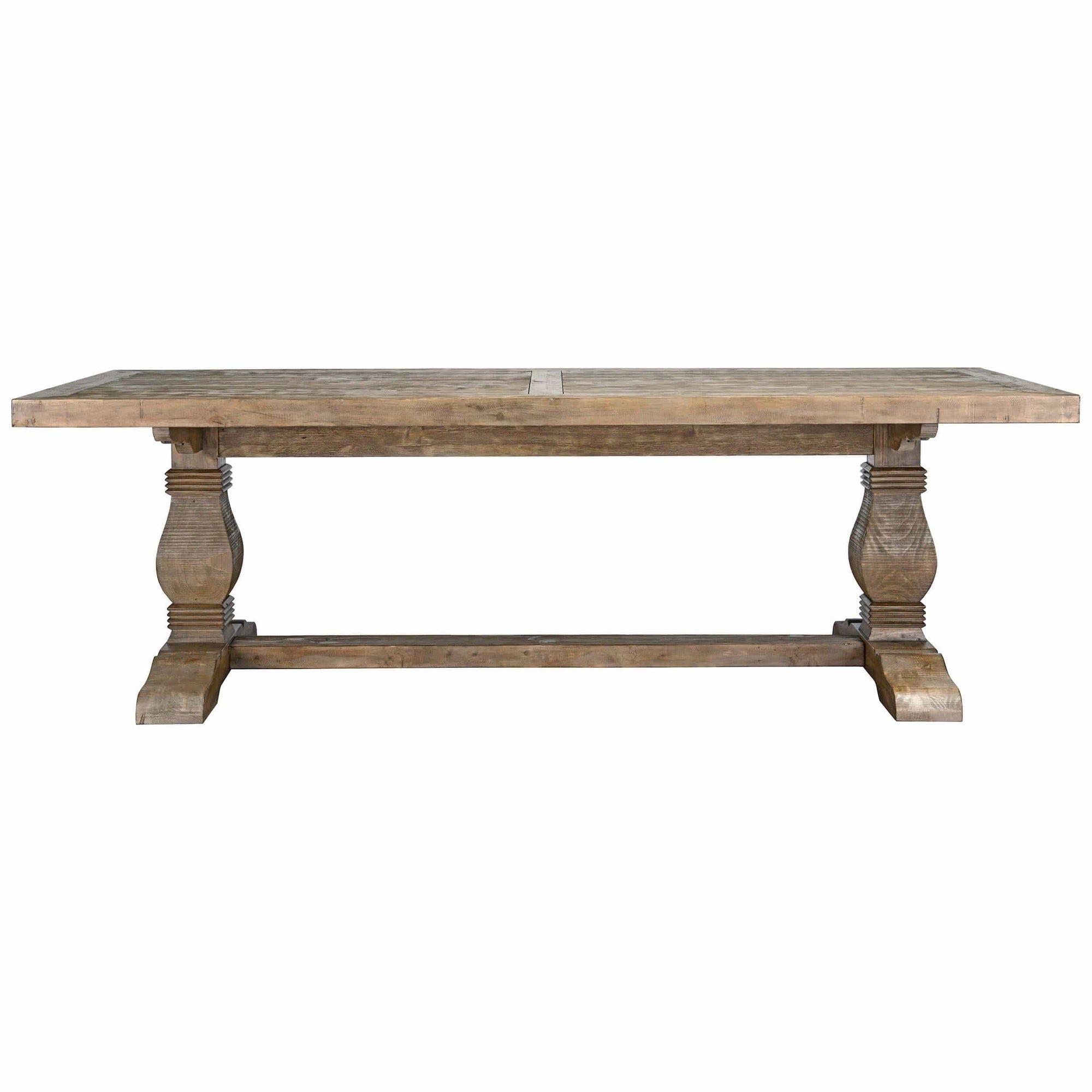 timber rectangle dining table