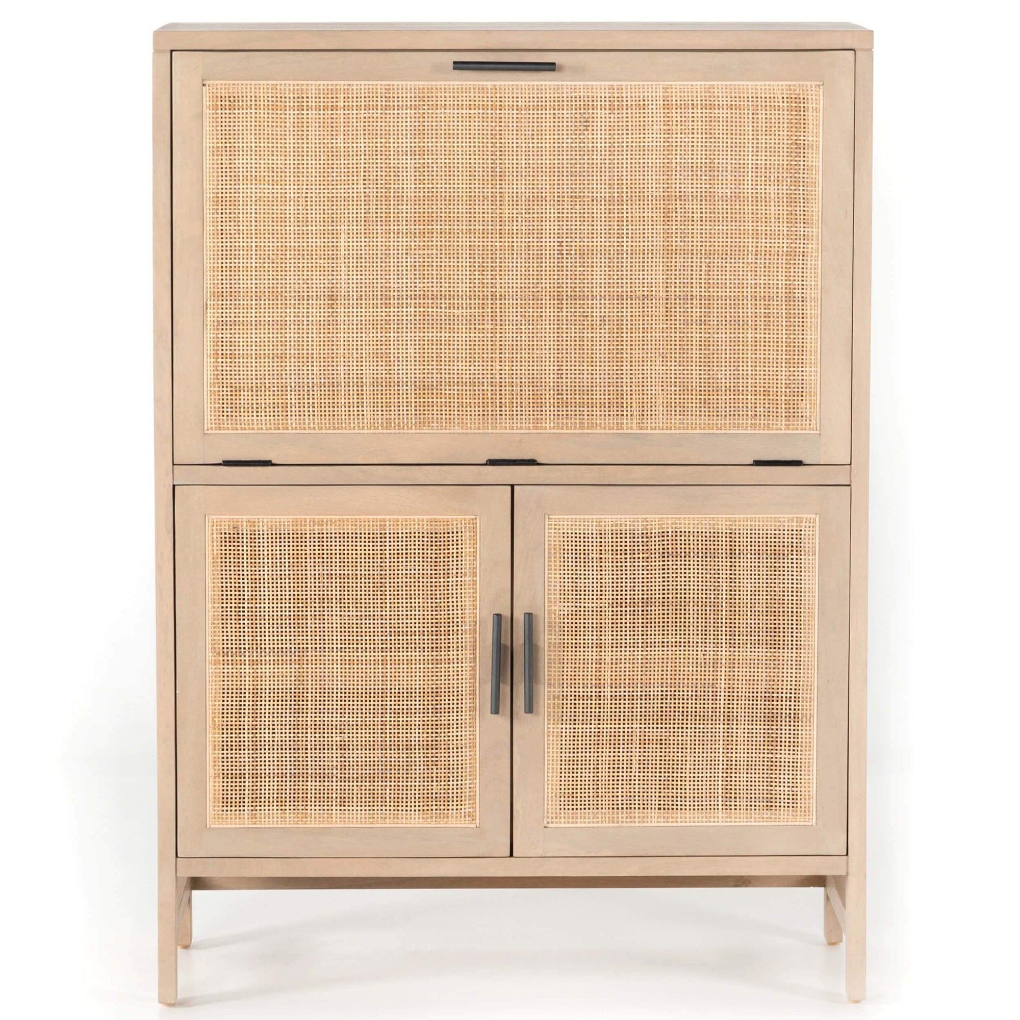 Caprice Bar Cabinet, Natural – High Fashion Home