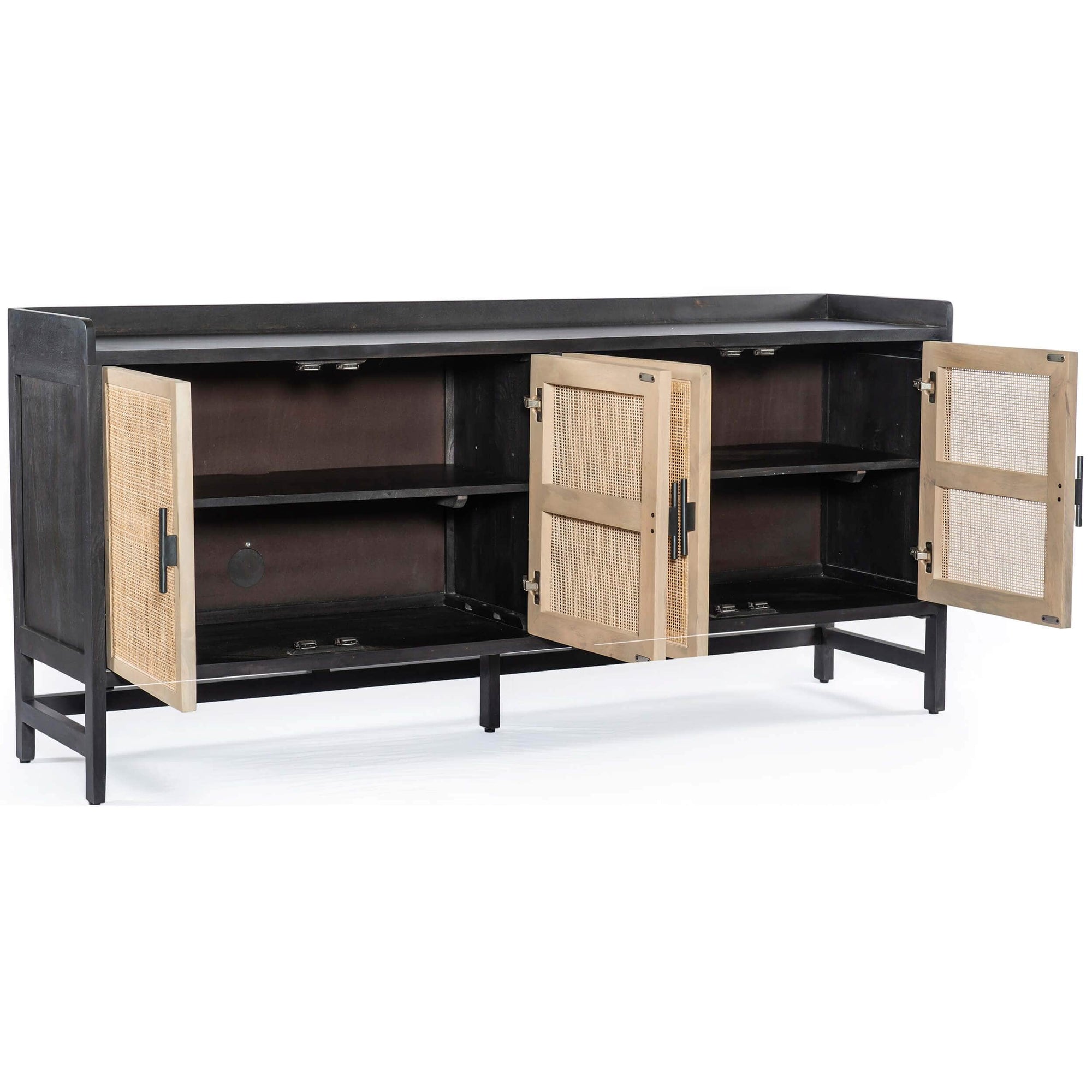 Caprice Sideboard, Black Wash – High Fashion Home