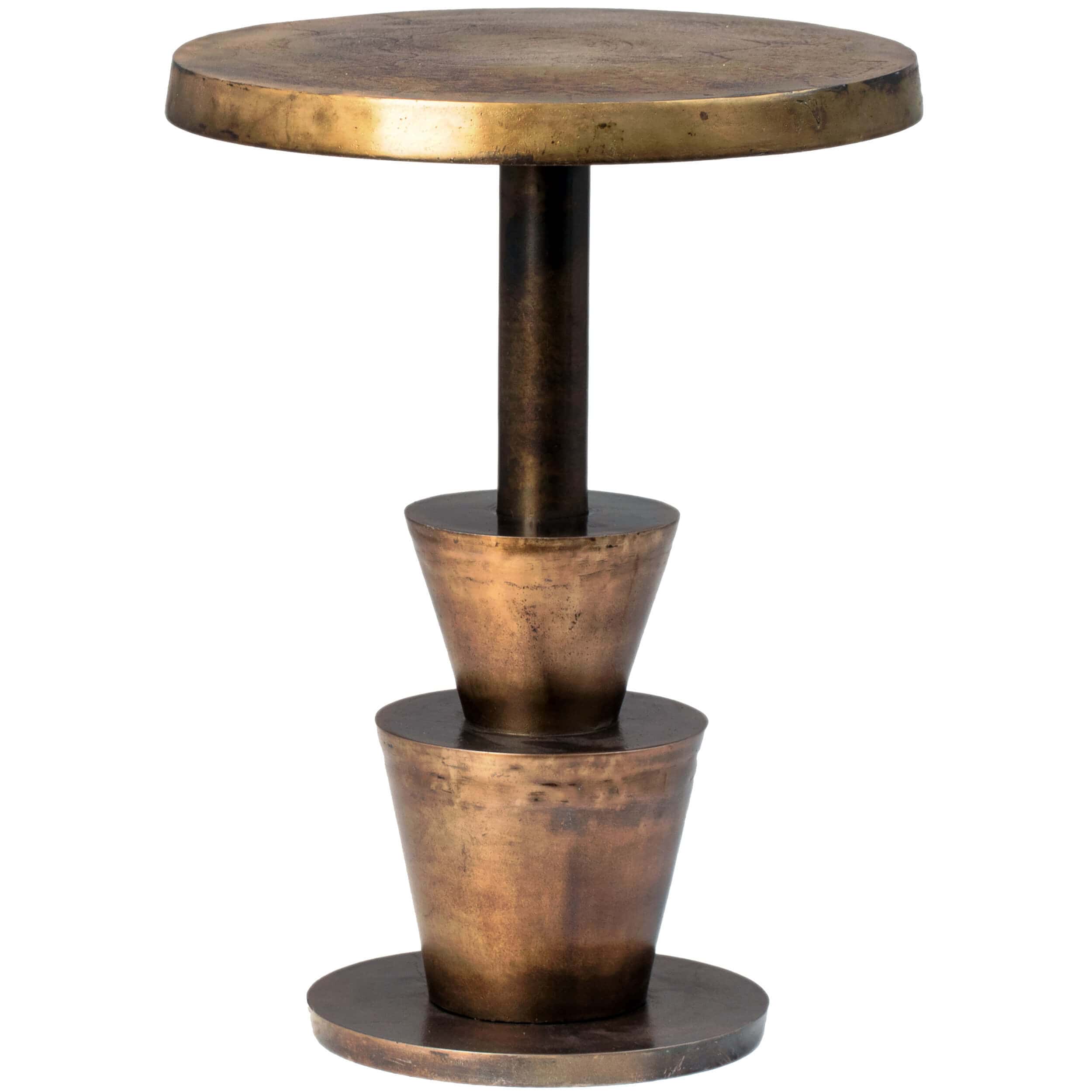 Image of Kenway Side Table, Antique Brass