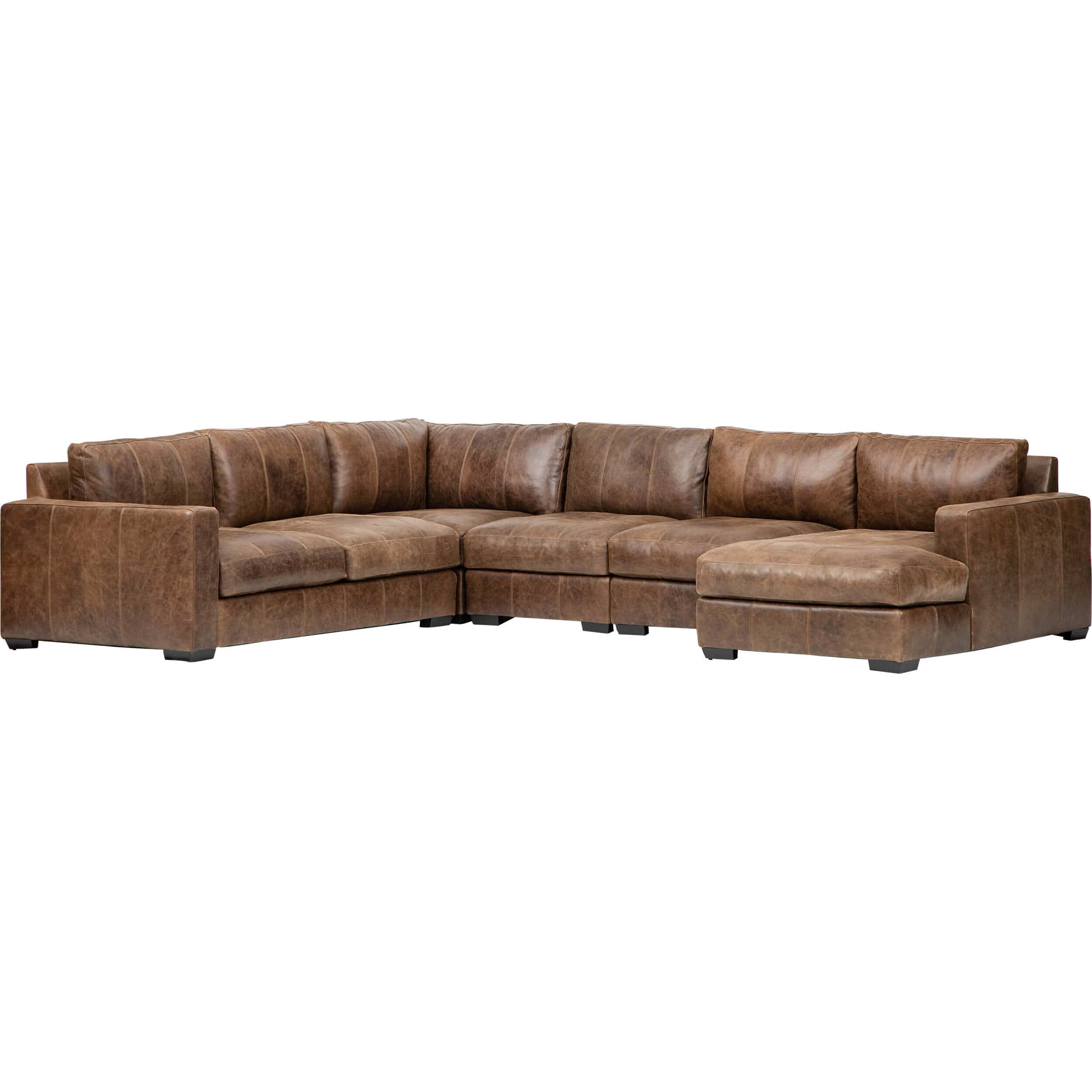 Image of Dawkins Leather Sectional