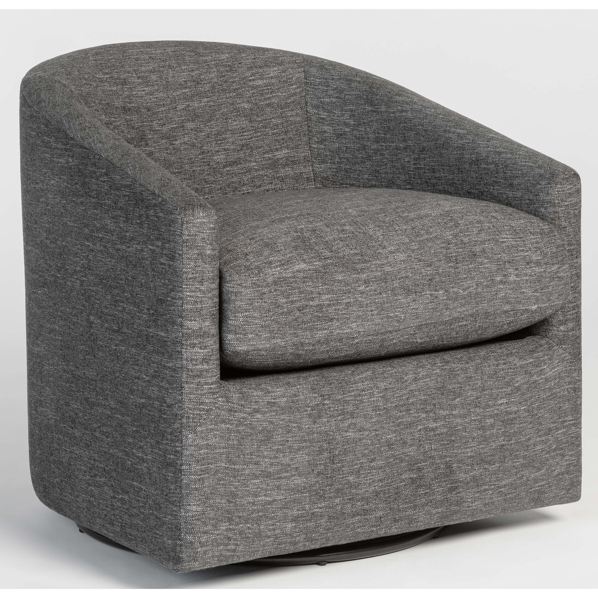 charcoal swivel chair