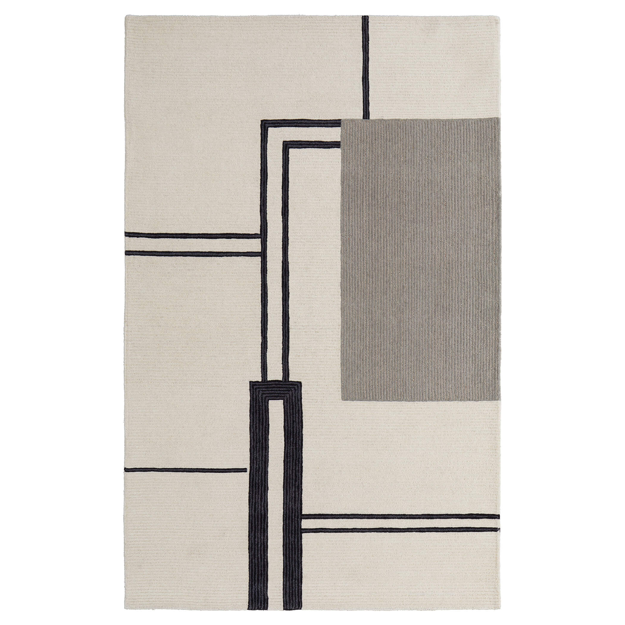 Image of Feizy Rug Maguire 8899F, Ivory/Gray